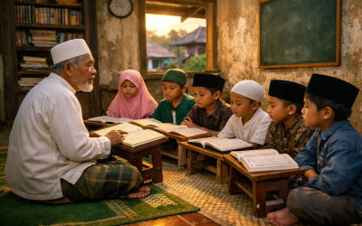 Guru Ngaji Masih Bertahan di Tengah Keterbatasan
